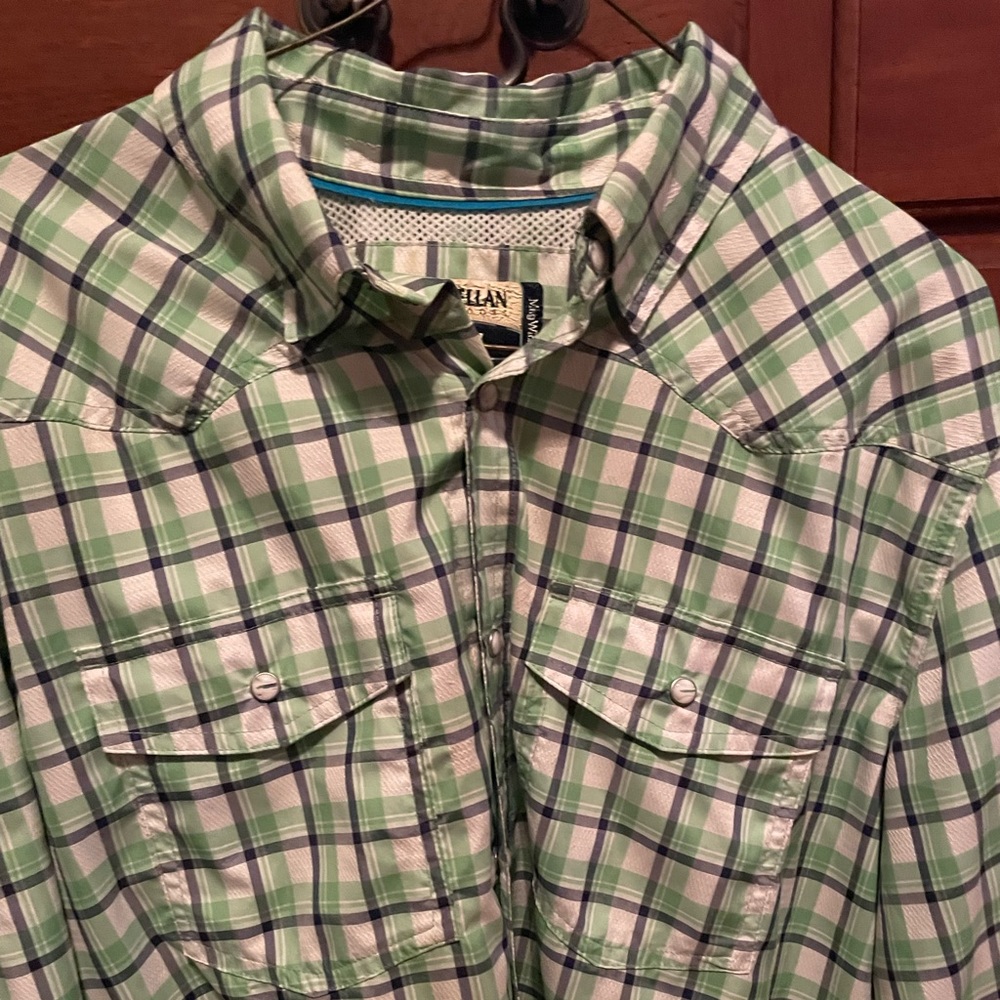 Pearl snap fishing shirt